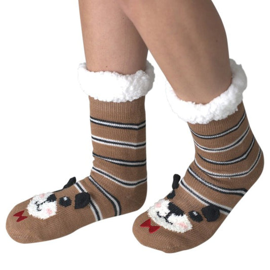 Mr. Bear - Women's Cozy Slipper Socks