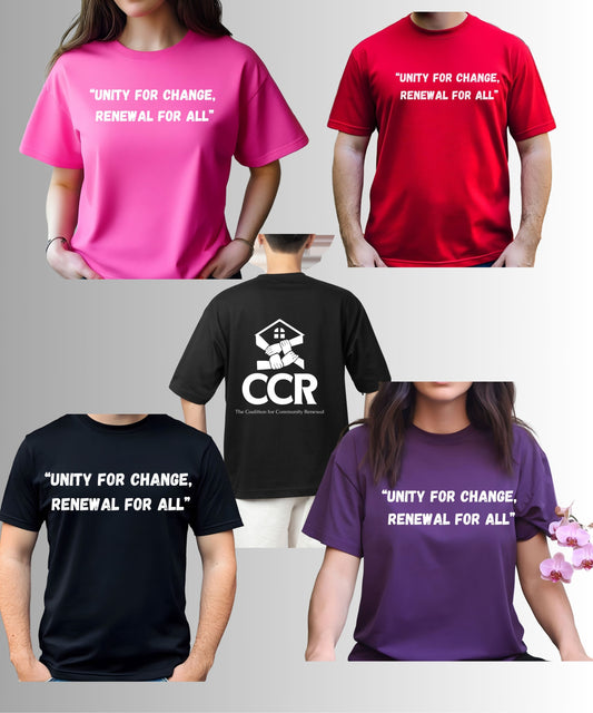 Coalition for Community Renewal T-shirt